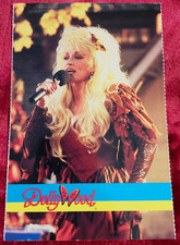 VTG DOLLY PARTON WELCOME TO DOLLYWOOD POSTCARD'S ~ DOLLY IN CONCERT SINGING picture