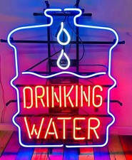 New Fresh Drinking Water Open Neon Light Sign 24