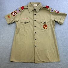 Boy Scouts Of America Shirt Mens Medium Short Sleeve Button Up Uniform Adult picture
