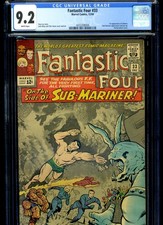 FANTASTIC FOUR #33 CGC 9.2 WHITE (12/64) -- SUBMARINER, 1ST APP ATTUMA -- KEY picture