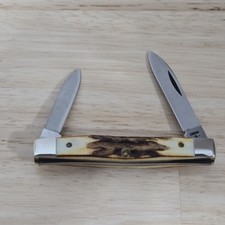 VINTAGE CASE XX 52042 R SSP PEN KNIFE 1982 GENUINE STAG HANDLES NEW/NO BOX picture