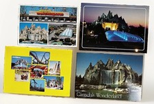 Vintage Canada’s Wonderland Toronto 4 Postcards & Original Souvenir Plastic Bag picture