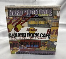 Hard Rock Cafe Atlantic City Graffiti Graphic Coasters Cork Backing Set Of 4 NIB picture
