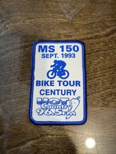 MS 150 Bicycle Ride Century Patch 1993 picture
