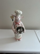 Mud Pie Pastry Pig BBQ Chef Figurine picture