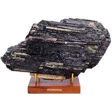 Massive Black Tourmaline w/Feldspar Erongo Mountain Namibia Specimen Rough 6.2Kg picture