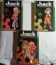 .hack Legend of Twilight Vol. 1 2 3 Complete Manga Set Tokyopop english picture