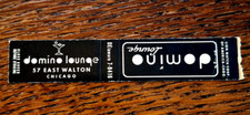 Vintage Matchbook: Domino Lounge, Chicago, IL picture