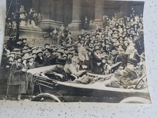 ORIGINAL 1920S PRESS PHOTO PRINCE OF WALES - EDWARD VIII LEEDS TOWN HALL MAYOR picture