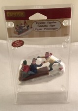 2014 Lemax Christmas Village Tobaggan Trouble Figurine 42248 picture