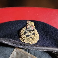 Vintage British Army General Officer's wire-embroidered beret  picture