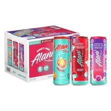 Alani Nu VARIETY PACK CHERRY SLUSH, JUICY PEACH, 12 Fl Oz (Pack of 12) picture