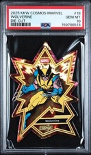 2025 KAKAWOW COSMOS MARVEL WOLVERINE DIE-CUT #18 PSA 10 picture