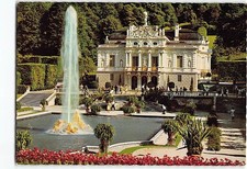 Postcard Linderhof Palace Bavaria Germany picture