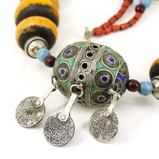 Berber Beaded Moroccan Necklace 30 Inch picture