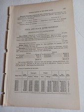 1875 Train Report UTICA & BLACK RIVER RAILROAD Philadelphia New York DeWitt West picture