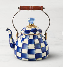 MacKenzie-Childs Royal Check Tea Kettle 2-Qt picture