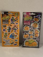 Vtg 90S Mello Smello Frightful Fun Halloween Stickers Removable Holographic NOS￼ picture