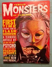 Famous Monsters of Filmland 10  1961 Fine -  archival storage picture