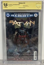 Batman #22 3-D Lenticular Wraparound Variant CBCS 9.8 Signed By Jason Fabok ✍️ picture