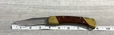 Vintage Schrade + LB7 Uncle Henry Folding Lockback Knife w Sheath - Made in USA picture