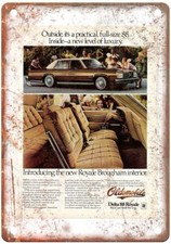 1979 Oldsmobile Delta 88 Royale Brougham Vintage Ad Retro Look Metal Sign A5254 picture