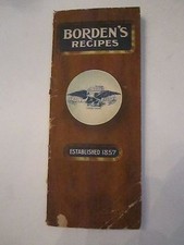 VINTAGE BORDEN'S RECIPES BOOKLET - VERY OLD - NICE CONDITION -  TUB ABC picture