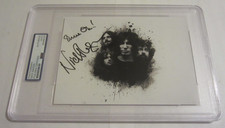 Nick Mason Pink Floyd drummer signed autographed 5x7 photo PSA authentic picture