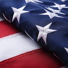 US American Flag 3x5 Made in Luxury Embroidered United States Flag Outdoor USA picture