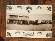 Early Las Vegas Nevada The Gem Arizona Club More Downtown R. J. Calvert Postcard picture