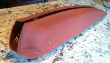 SCHWINN PREWAR / POSTWAR STRAIGHT BAR TANK WITH RARE HTF THREADED MOUNTING HOLES picture