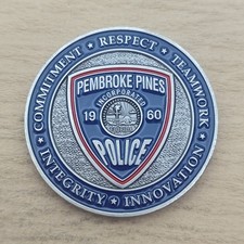 Pembroke Pines Police Florida Challenge Coin picture