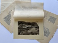 JAPANESE GARDENS  residences landscape architecture 6 PRINTS c. 1930's vintage picture