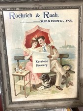 ROEHRICH RAAB KEYSTONE BREWERY READING PA ALE LAGER PREPRO SCHUYLKILL RIVER 1895 picture