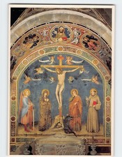 Postcard Crucifixion with Saints Fresco Arezzo Cathedral Italy picture