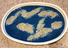 Japanese Tokoname Ware Suiban Handmade Oval Flower Arrangement Vase 57×41×4cm picture