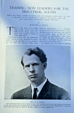 1914 Rev. D. E. Camar Spantansburg South Carolina Spartan Mills Schools picture