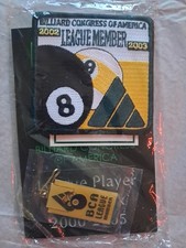 Billard Congress Of America 2002 -2003 BCA Member Patch Rule Book Charm Sealed  picture