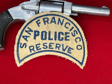 OLD 1st ISSUE (SAN FRANCISCO CA RESERVE POLICE) SEW-ON CHEESE CLOTH PATCH (RARE) picture