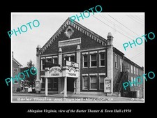 Abingdon Virginia The Barter Theater & Hall C1950 Large Historic Old Photo picture
