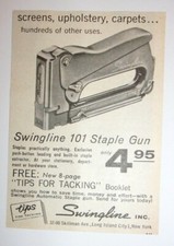 1961 Swingline 101 Staple Gun Advertisement  picture