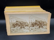Antique Kilburn 38 Stereoview Cards - New England, Boston, Mt Washington - 1872 picture