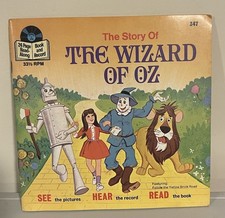 THE WIZARD  OF  OZ  WALT  DISNEY BOOK &  RECORD  No.  347 ORIGINAL 1978  picture