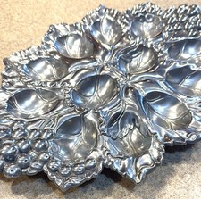 Arthur Court  Grape Deviled Egg Tray Platter Holds 12 Eggs ~ Vintage 2004 ~ NWOB picture