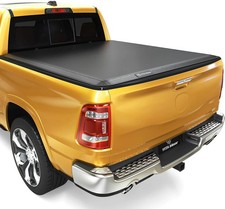 YITAMOTOR Soft Tri-Fold Truck Bed Tonneau Cover Compatible with 2003-2026 Dodge picture