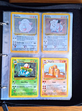 Pokémon Card Base Set Starter Binder (72/102), 2 Holos, WOTC Vintage 1999 Bundle picture