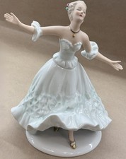 Vintage Wallendorf Schaubach Kunst #1497 Porcelain Dancer Figurine Germany picture
