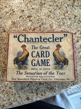 Standard Playing Card Co Chantecler The Great Card Game 1910 Complete deck Rare picture
