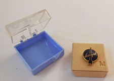 AEROJET Pin in Original Box Vintage Aerospace NASA USAF Space Age Rocket Atomic picture
