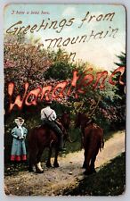 eStampsNet - Greetings from Bear Mountain NY Wanakena c1917 Postcard  picture
